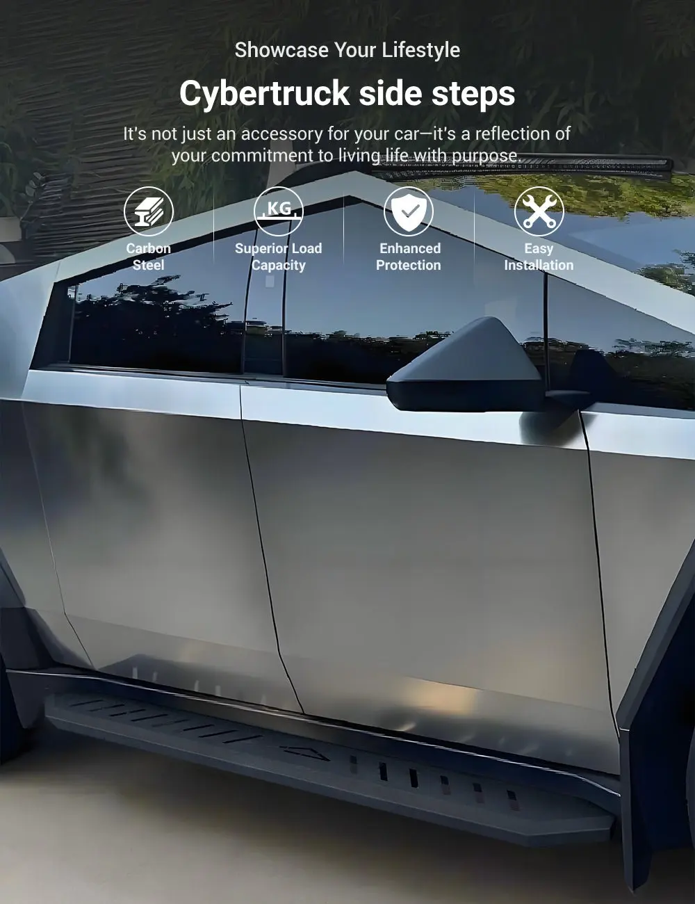 

For 2024 Exterior Brackets New Arrival Running Boards Side Steps Side Step Nerf Bar Fits