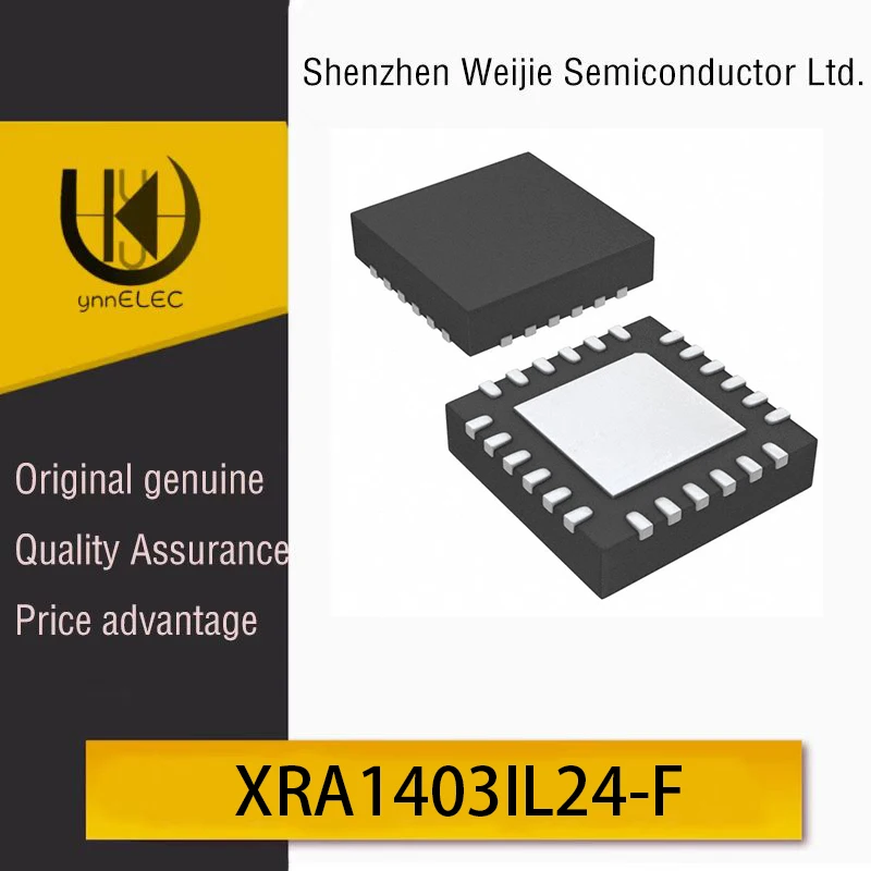 Original XRA1403IL24-F 3-Channel 12-Bit SPI Voltage Output DAC with Internal Reference TSSOP-24