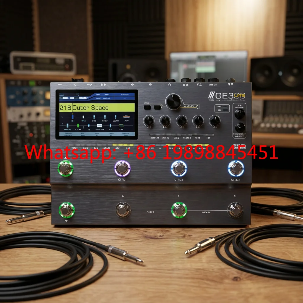 

MOOER GE300 Lite Electric Guitar Multi-Effects Processor – 108 Amp Models, 164 Effects, IR Loader, Tone Capture, 5" IPS Display