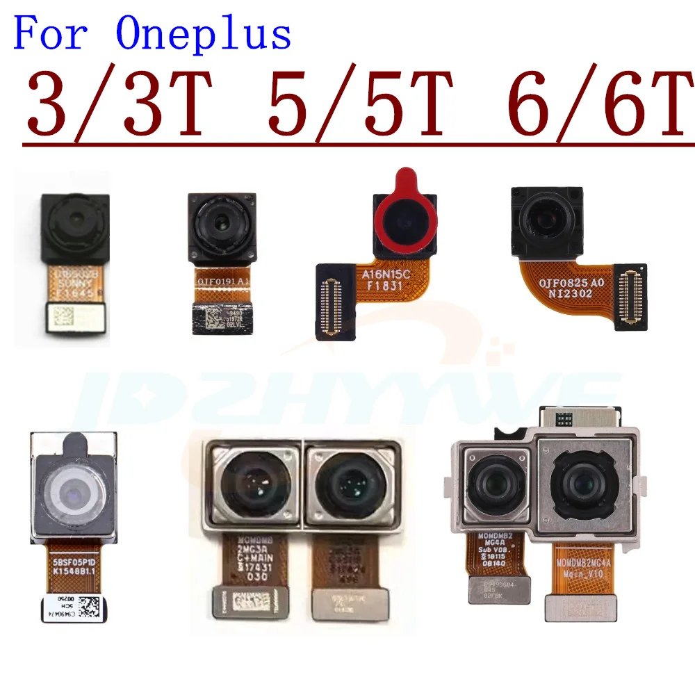 

Модуль задней передней камеры для Oneplus 3 3T 5 5T 6 6T, гибкий кабель задней основной камеры, запасные части