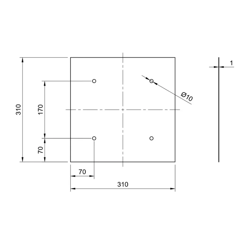 Customzied 310*310*…
