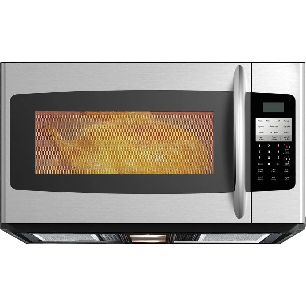 

Over The Range Microwave with Vent, 1.7 Cu. Ft 30 Inch 1000W Over the Stove Microwave with Exhaust Fan