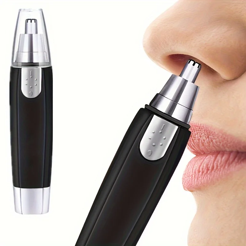

Men And Women Automatic Nose Hair Trimmer, Ear And Nose Hair Trimmer, Plastic, with Washable Nose Hole Shaver, Ideal Father'S
