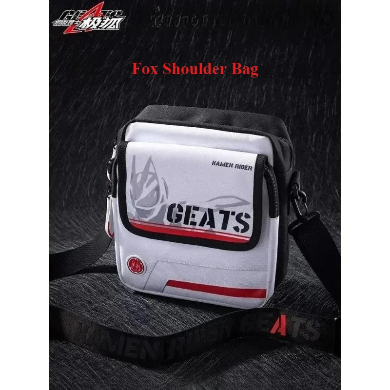 

23x20cm Genuine Kamen Rider Extreme Fox Shoulder Bag Large Capacity Storage GEATS Impression Messenger Bags