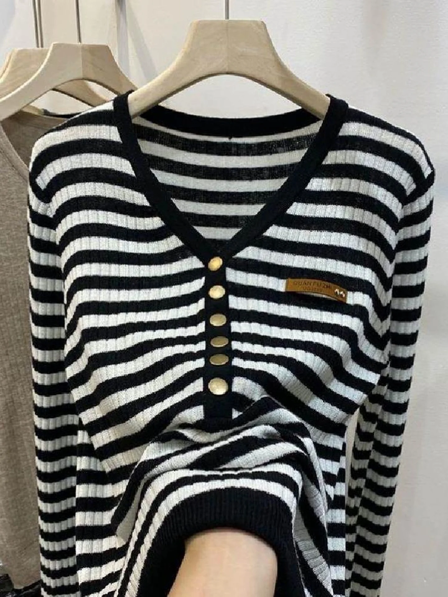 

Утягивающий женский вязаный свитер большого размера, длинный свек, цельный Sle, моющийся базовый слой, свободный крой, удобное, новое поступление