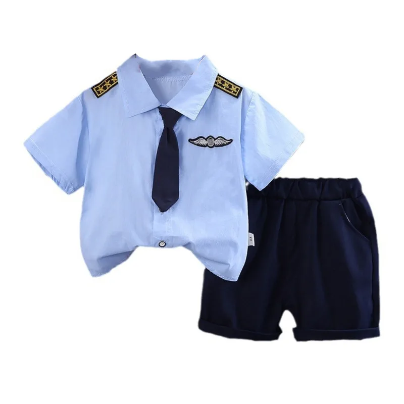 New Summer Baby Clothes Suit Children Boys Fashion Shirt Shorts 2Pcs/Sets Infant Casual Outfits Toddler Costume Kids Tracksuits