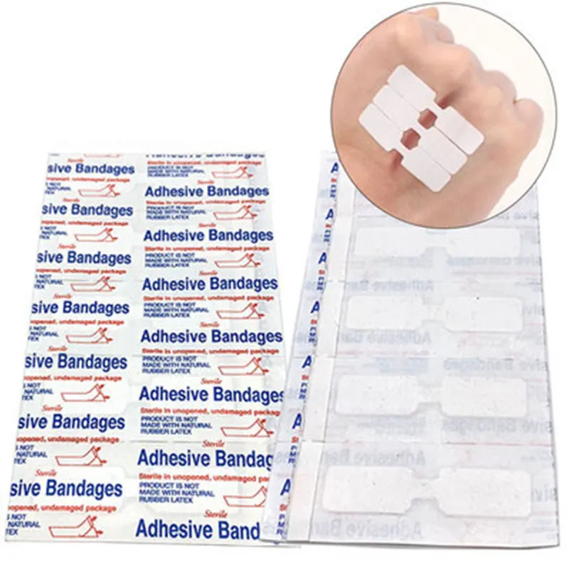 10Pcs/set Suture-free Wound Closure Device Waterproof Band Aid Emergency Kit Adhesive Bandages Children's Patch Strips