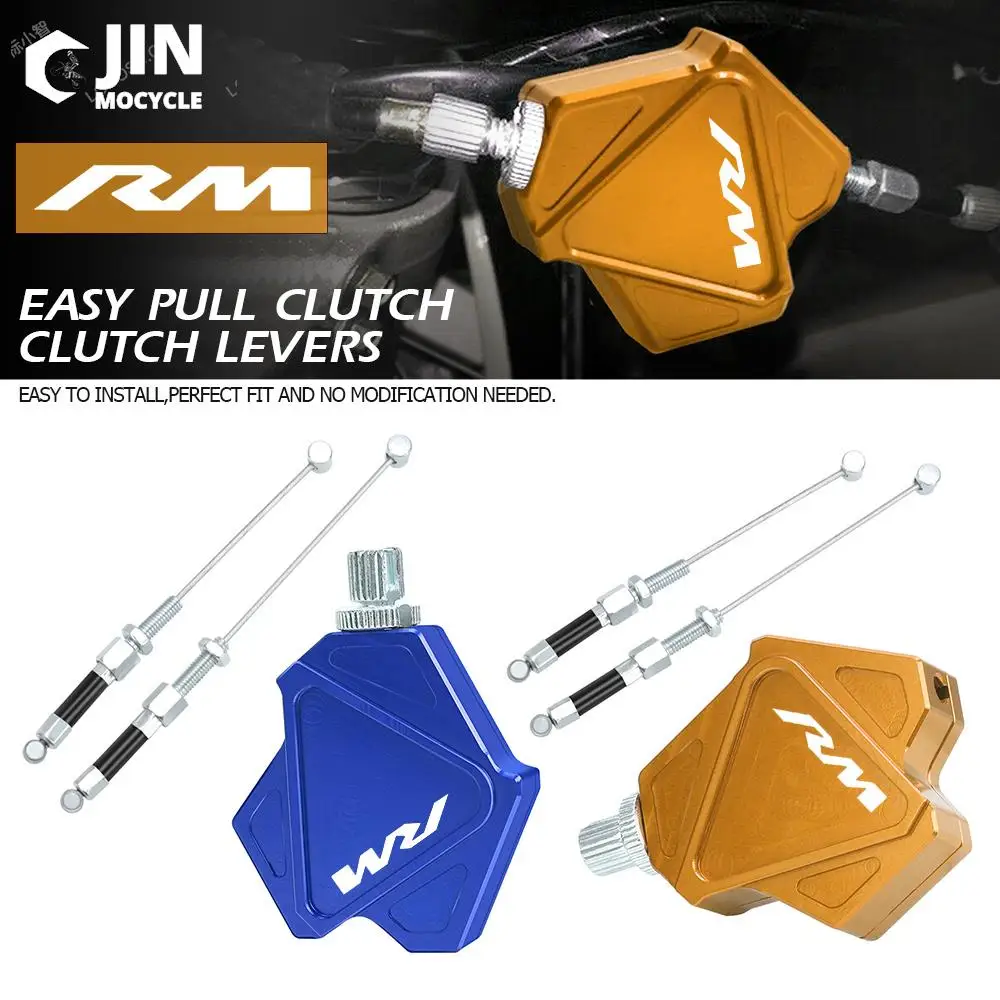 

Motorcycle Aluminum Stunt Clutch Lever Easy Pull Cable System For SUZUKI RM85 RM125 RM250 RM125 RMZ250 RMZ450 RMX450Z RMX250S