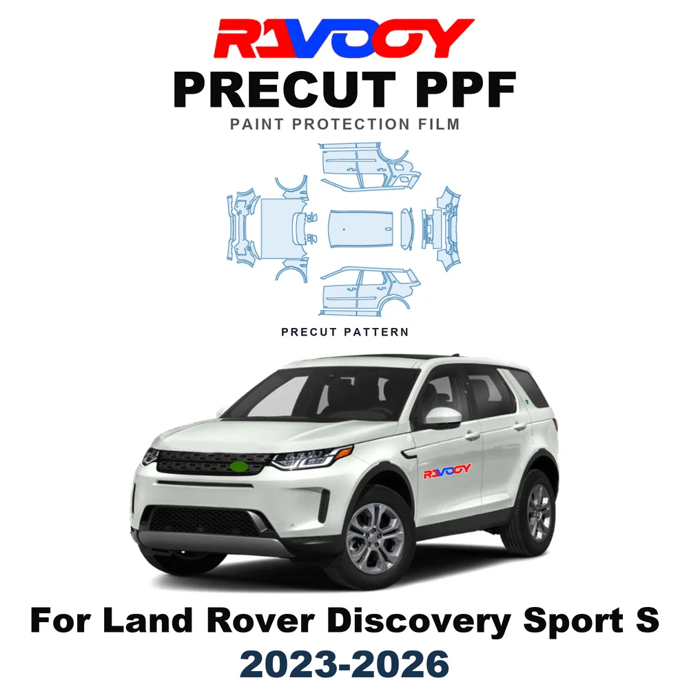 Precut PPF For Land Rover Discovery Sport S 2023-2026 8.5mil TPU Paint Protection Film Hood Bonnet Bumper Headlight Self-Healing