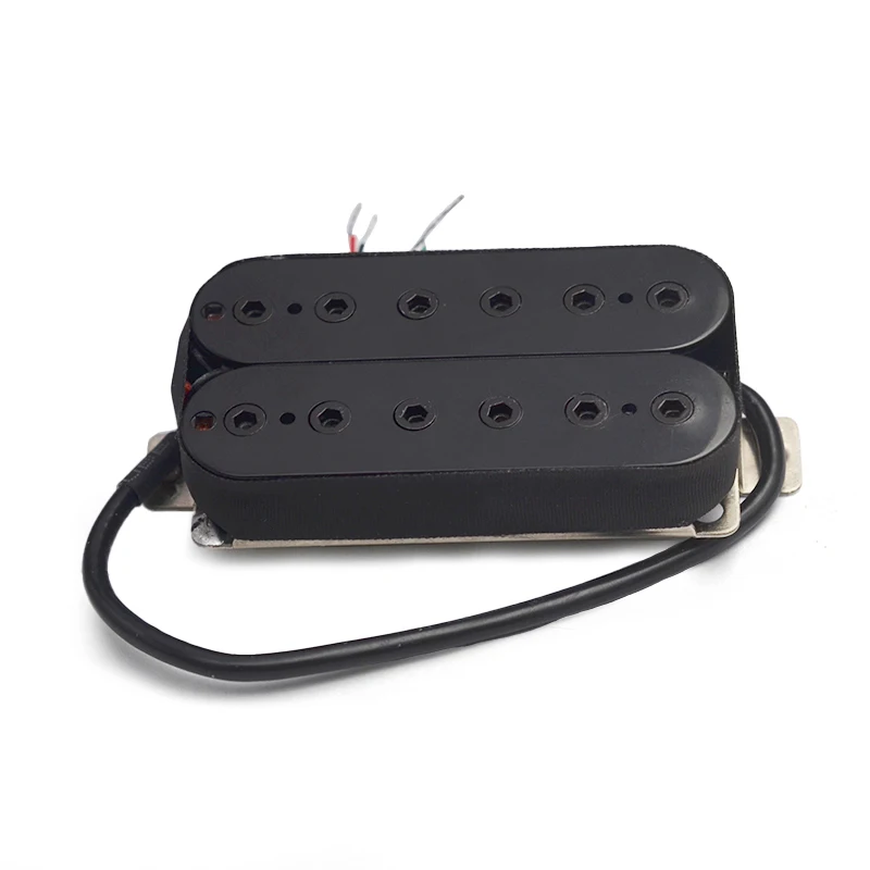 Vintage Alnico 5 Humbucker Pickup Double Coil Electric Guitar Bridge Pickup Black Guitar Parts Warm Sound Black