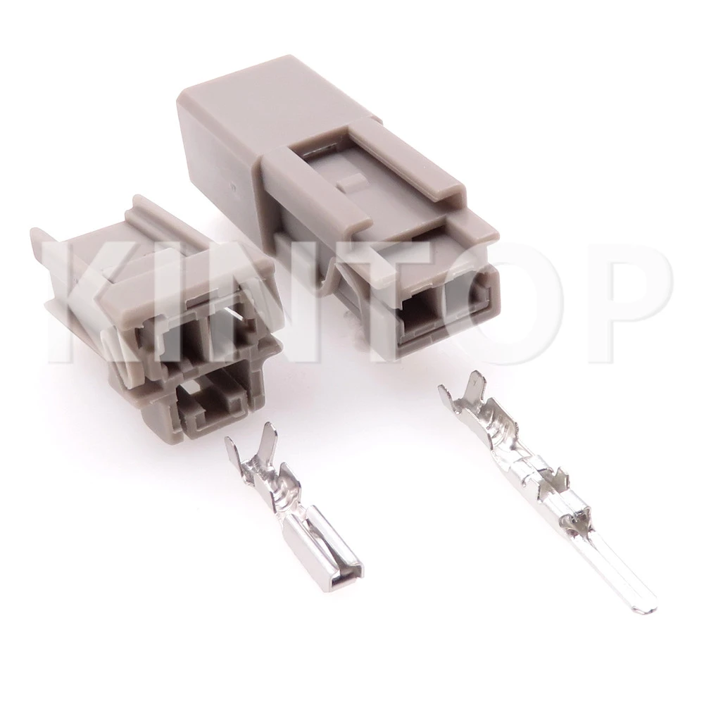 1 Set 2 Pins Automotive Wiring Harness Male Female Unsealed Socket AC Assembly For Honda 6098-0240 6098-0239 Car Trunk Lock Plug - Image 4