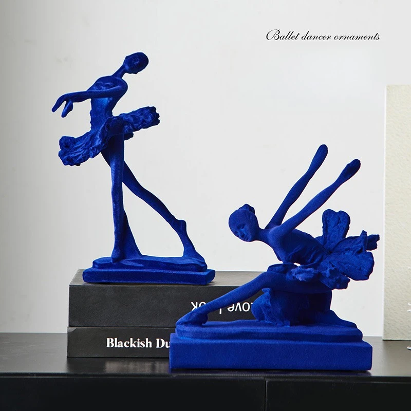 高度な芸術的なバレエダンサーの装飾品ライト高級ファッション樹脂装飾装飾品