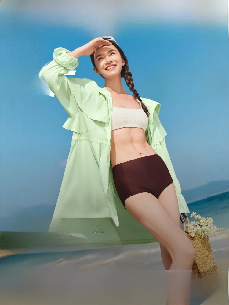 

Bananain Lightweight Quick-Dry Long-Sleeve Women's Summer Sun Protection Dress Cool Feeling Breathable Skin-Friendly Clothing