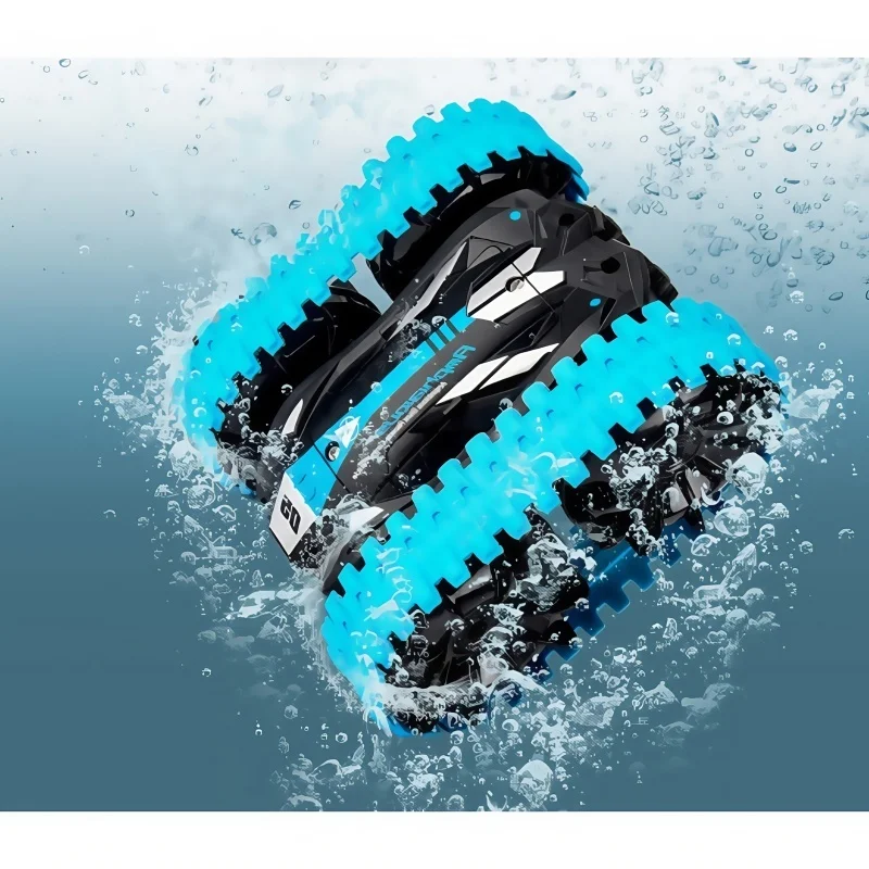 JJRC 1:20 New Tracked RC Crawler - 2.4GHz Anti-Interference 30m Range 360° Tumbling LED Lighting Effects Durable ABS