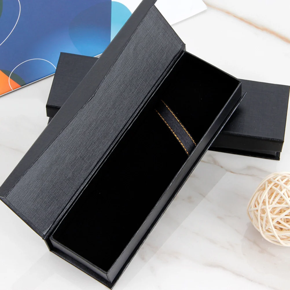 

6pcs Fountain Cases Single Pen Presentation Jewelry Gift Boxes Display Storage Holder Portable Pen Organizer Case For Ink Pens