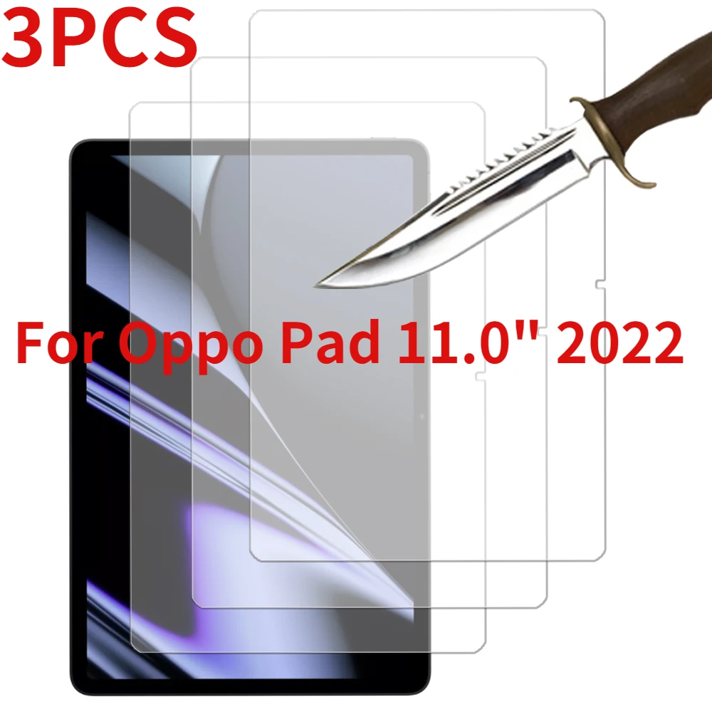 3 opakowania szkło hartowane dla Oppo Pad 2022 11 cal Screen Protector Tablet folia ochronna Anti-Scratch szkło hartowane dla Oppo Pad