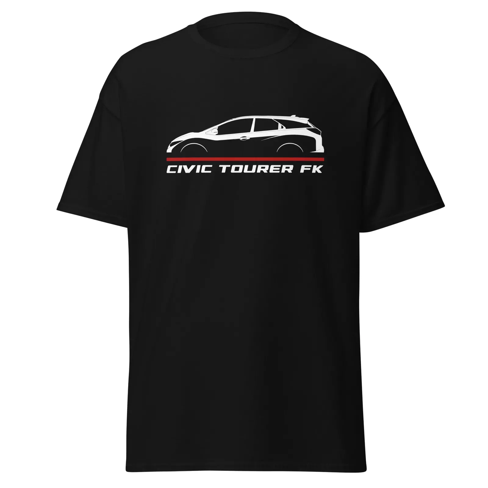 

2024 Men T Shirt Casual Hondas Civic Tourer FK 2016-2021 Enthusiast T-shirt Graphic Summer Short Sleeves 100% Cotton S-3XL Tee