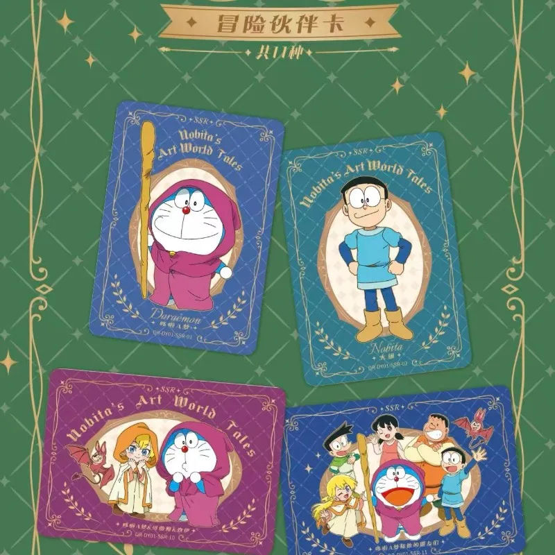 KAYOU Authentic Doraemon Card DaXiong's Painting Adventure and Shadow Bag Kawaii Anime Peripheral Collection Card Gift