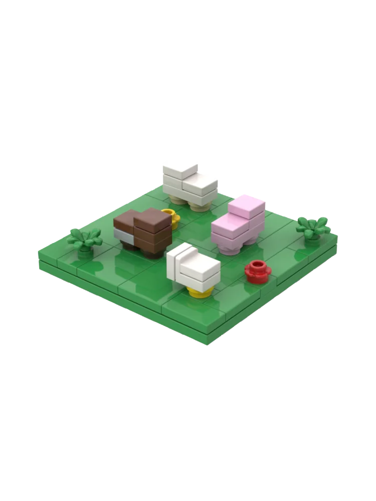 

Building block set Village Plot - Friends Pixel MOC-226908 Craft Game House Decoration Christmas gift