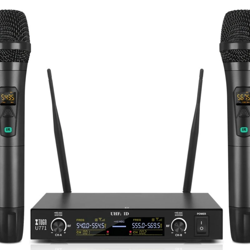 

One to two wireless microphone UHF FM microphone performance conference speech headset fanny pack U771