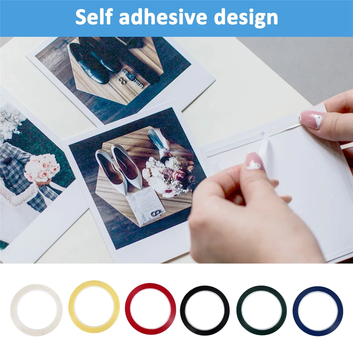 12 Rolls 1/8Inch Whiteboard Tape, Pinstripe Tape Dry Erase Board Tape Adhesive Graphic Grid Marking Tape,216 Ft Per Roll