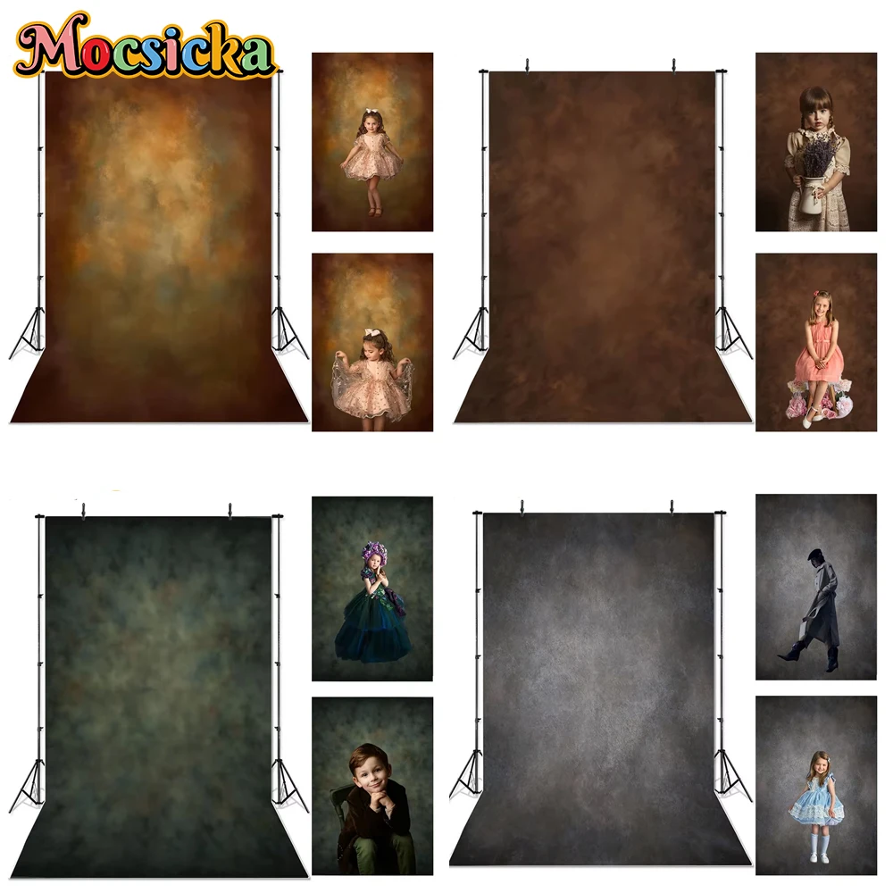 

Mocsicka Yellow Brown Photography Backgrounds Studio Decor Maternity Dresses Photoshoot Adult Portrait Abstract Backdrops Banner
