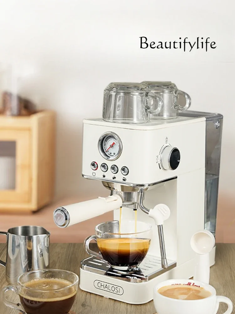 Italian Coffee Machine Household Small Semi-automatic Steam Extraction Frothed Milk All-in-One Machine