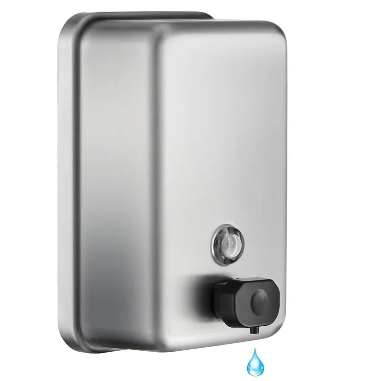 

Commercial Modern Wall-Mounted Stainless Steel Hand Soap Dispenser Eco-Friendly Anti-Leak Pump 38.8oz Large Capacity Refillable
