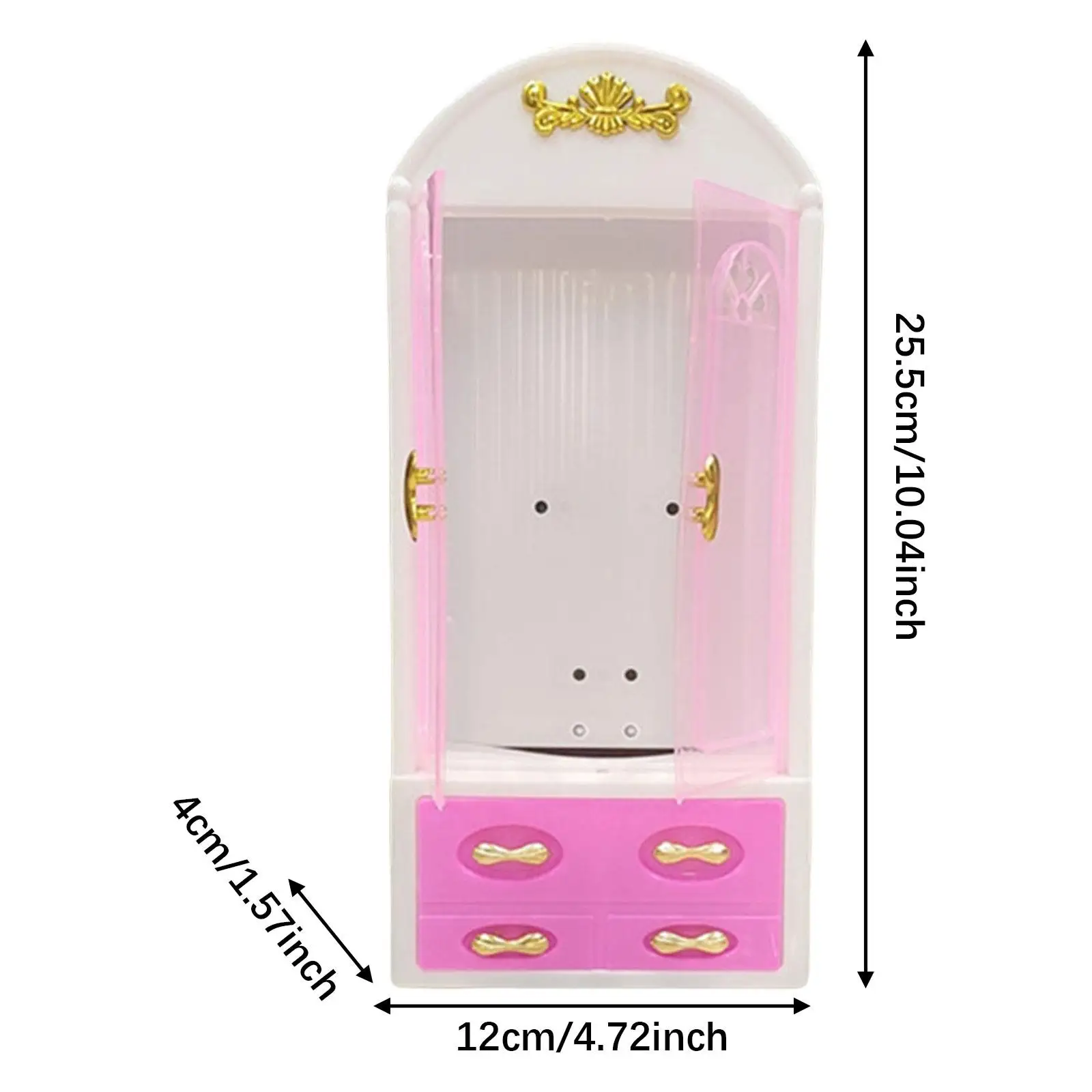 Mini armoire modèle poupée porte-vêtements ornement jouets Miniature maison meubles