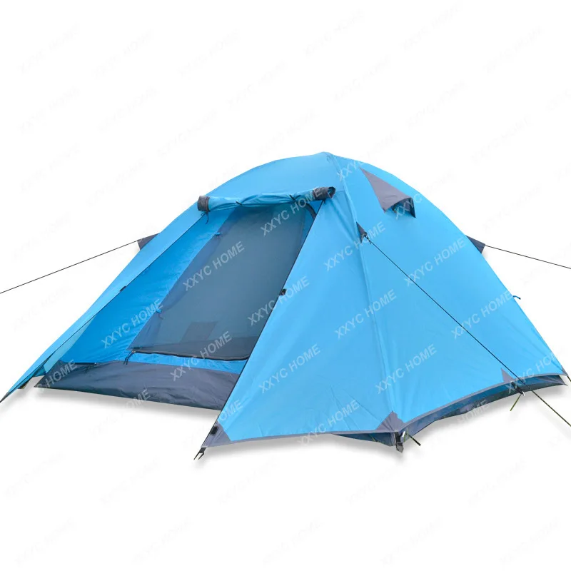 Camping Camping Outdoor Climbing Tent Family Windproof and Rainproof Large Space Travel