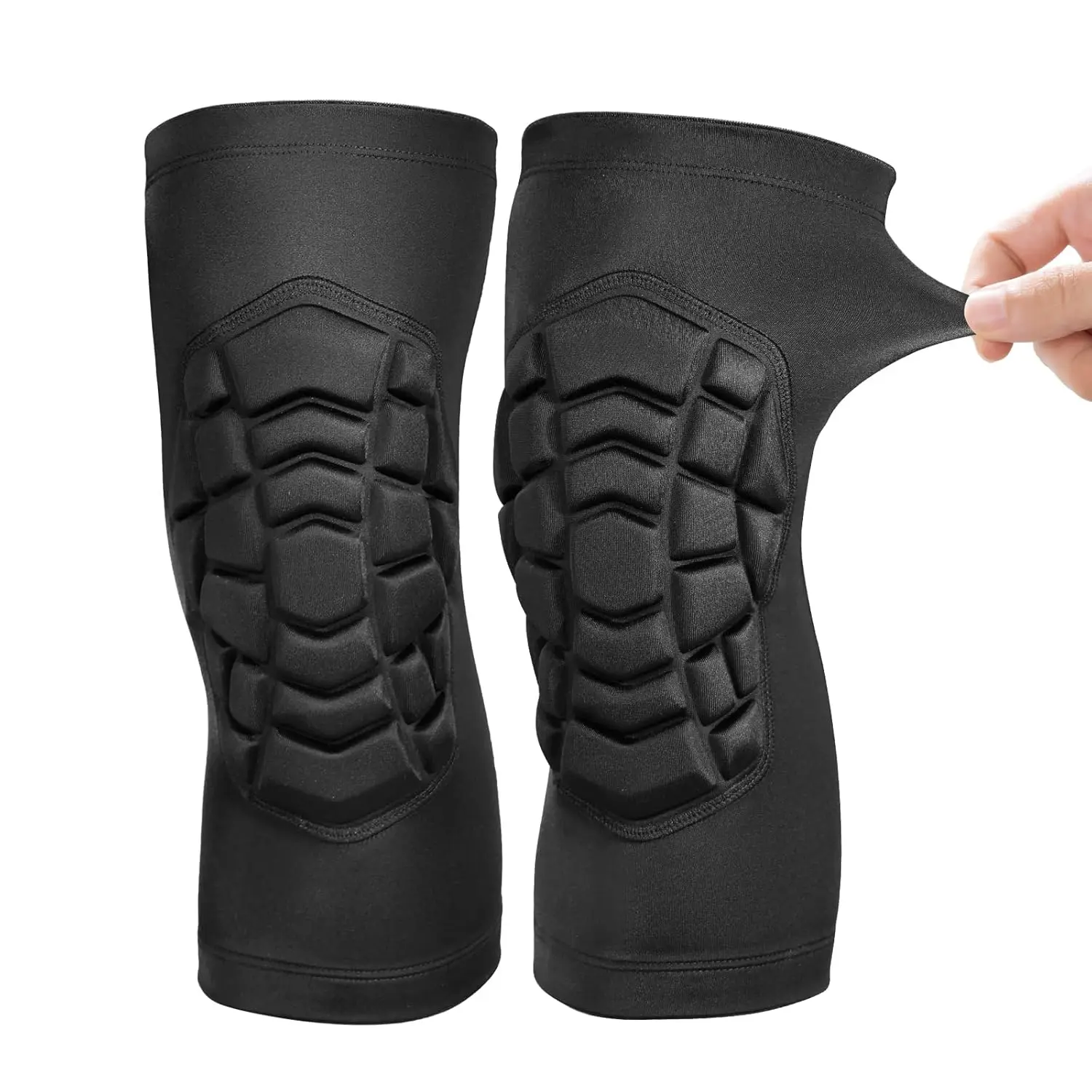 

Breathable Pro-Level Protection Padded Knee Sleeves for Men Women Youth Adult Girls Boys, Knee Protector Pads for Wrestling
