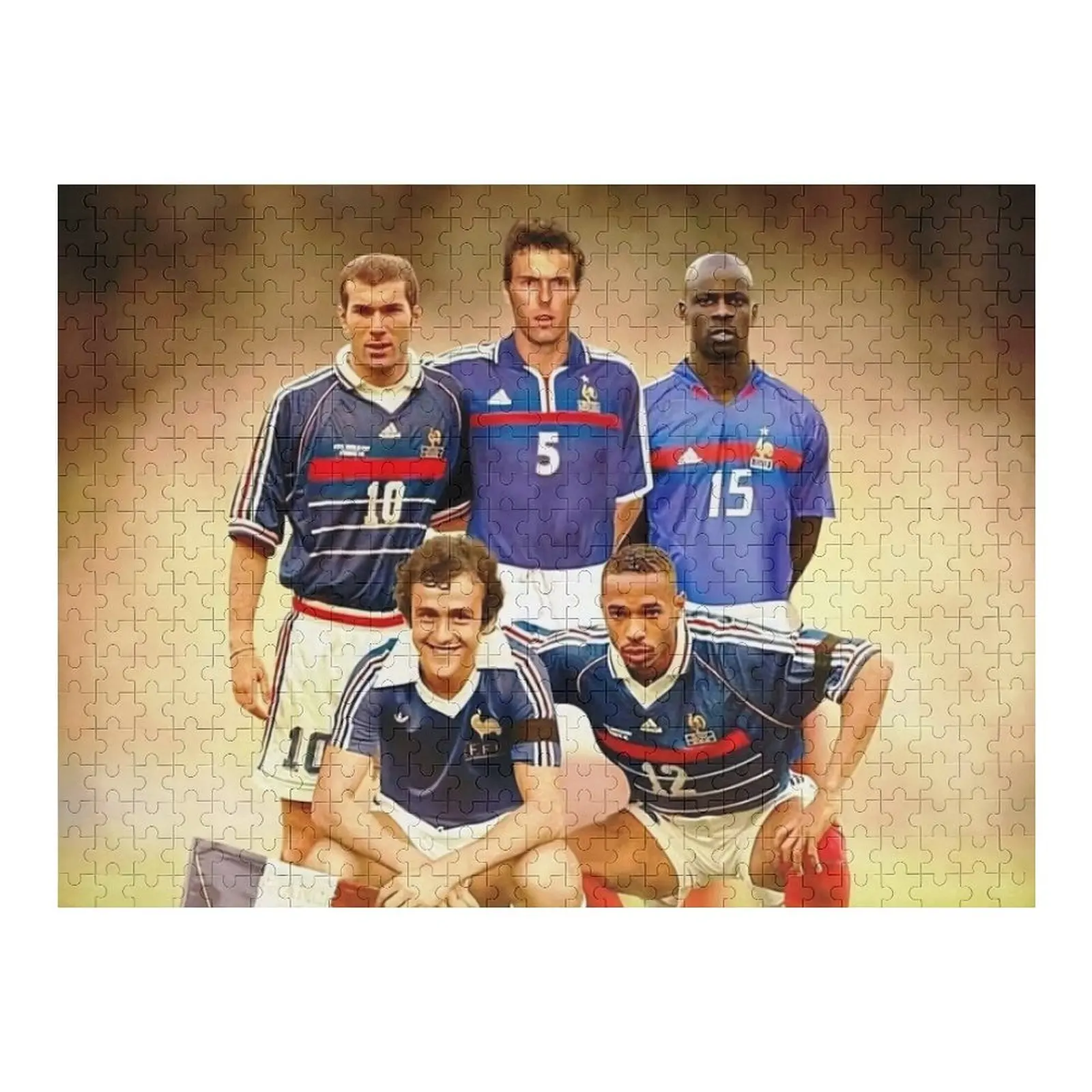 

Zidane and Footballer Legend Jigsaw Puzzle Photo Custom Jigsaw For Kids Custom Puzzle