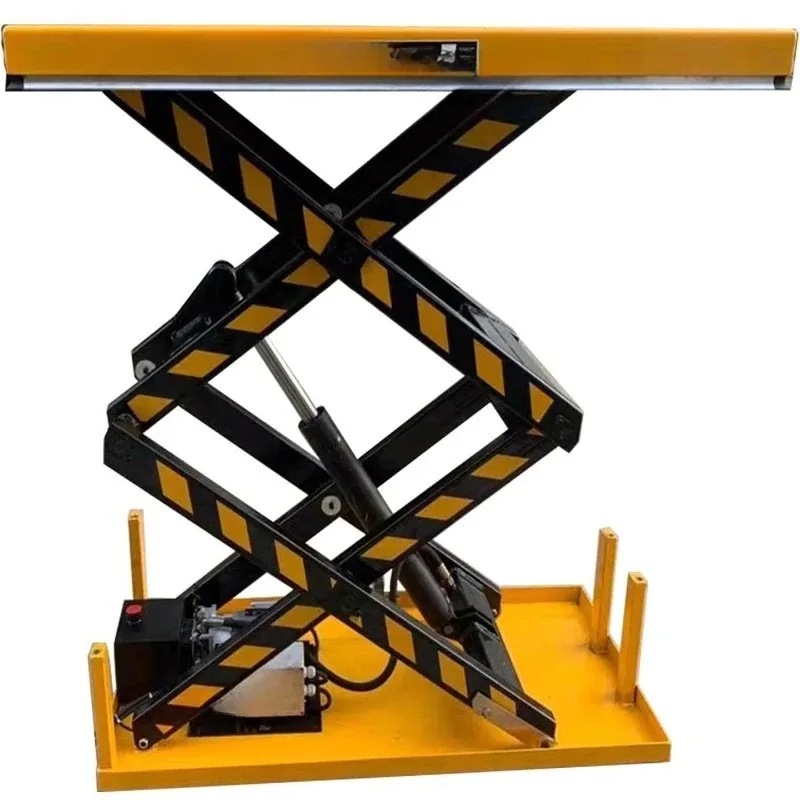 Electric lifting platform Industrial warehouse Plant hydraulic scissor lift, loading and unloading electric lifting