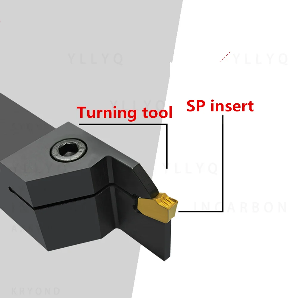 ZQ1616 ZQ2020 ZQ2525 SP200 SP300 SP400 Grooving Cutter Bar Turning Lathe Tool Holder Slotting CNC Tool R Type End Mill