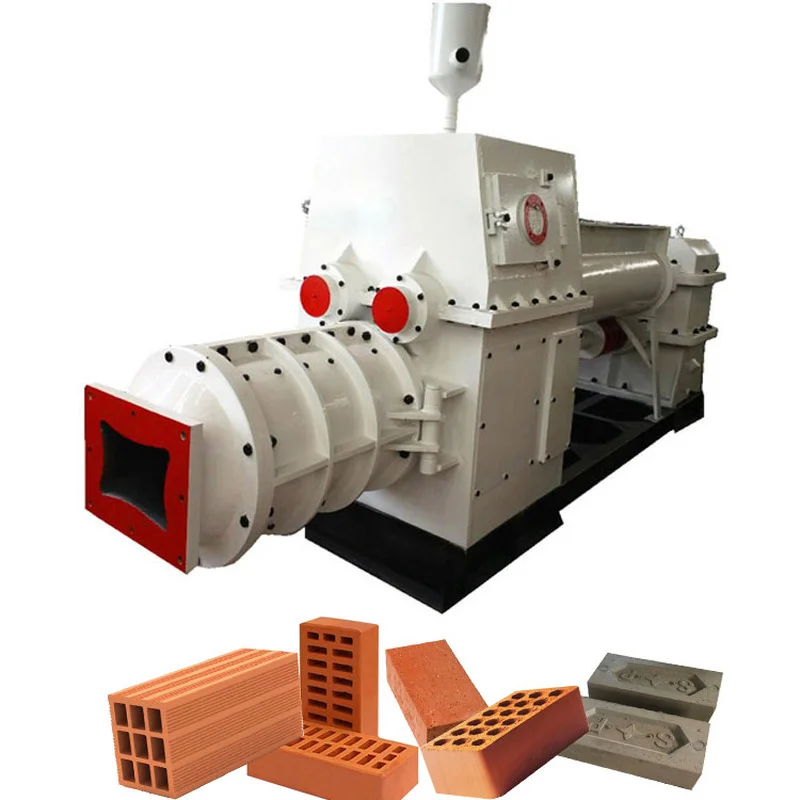 YUGONG Lower Price Bricks Vacuum Extruder Red Soil Mud Clay Hollow Automatic Brick Making Machinery