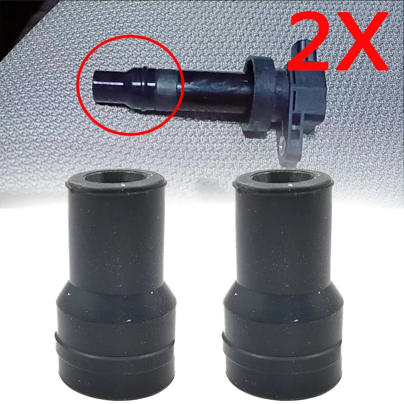 2X Insulator For Ignition Coil Rubber Sleeve 27301-2B000 For KIA Soul Cee\'D Cerato Pro Ceed Rio Venga Engines: G4FG, G4FC, G4FA