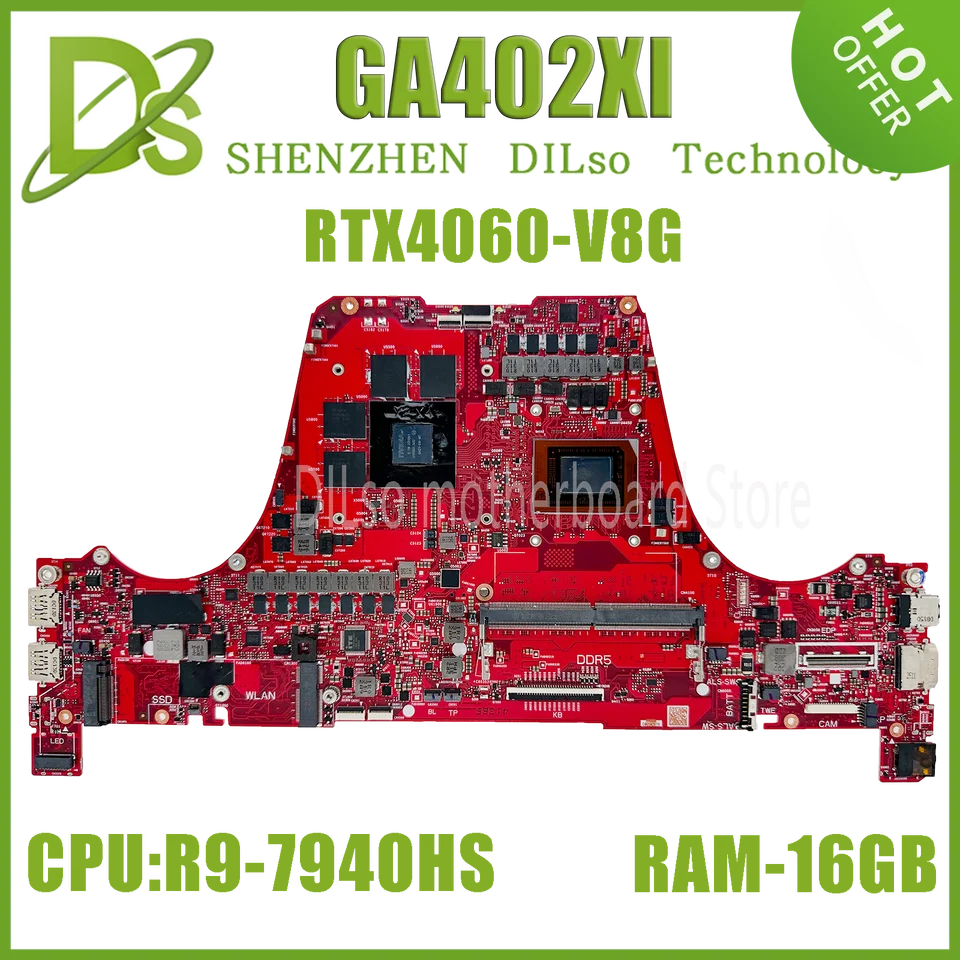 KEFU GA402XI Mainboard For ASUS ROG Zephyrus G14 Gaming GA402XV