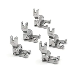 1PC Steel Double Compensating Presser Foot Industrial Sewing Machine Right&Left top stitching CD1/32'' 1/16'' 1/8'' 3/16'' 1/4''