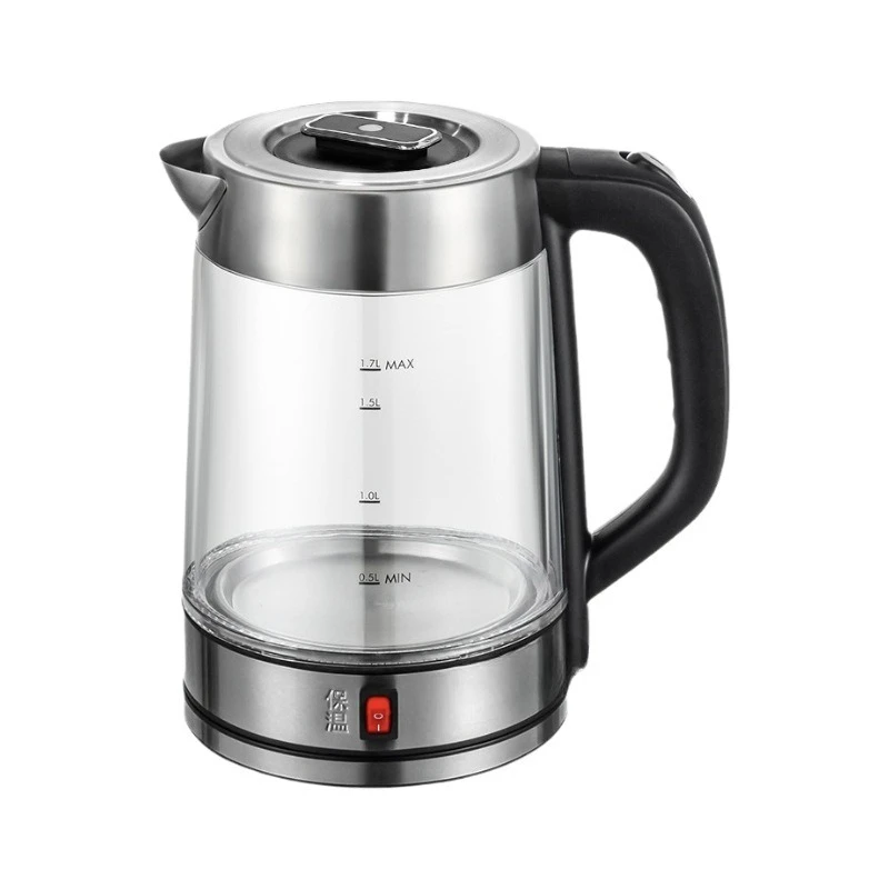 

Electric kettle, household, glass, transparent, thermal insulation, automatic power failure