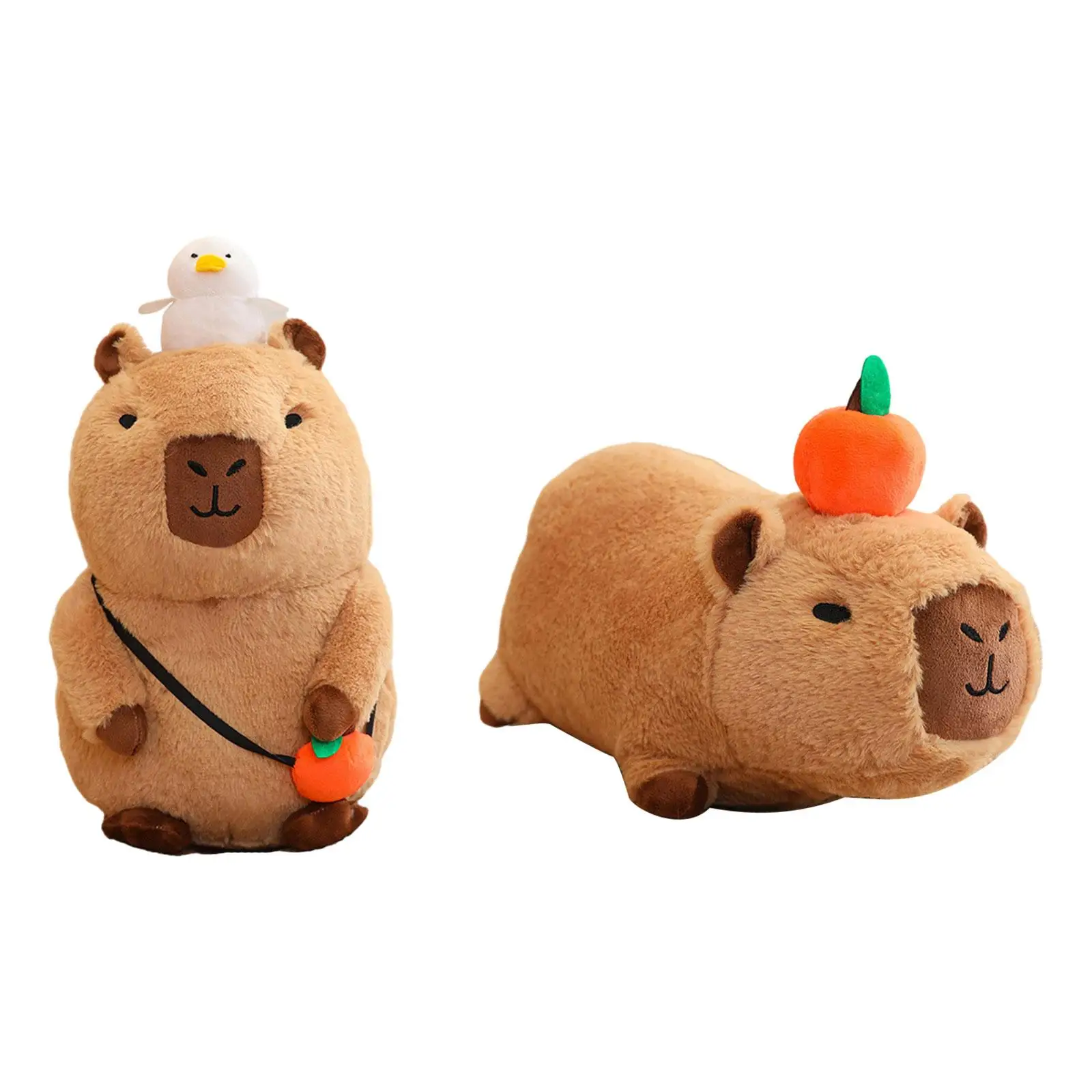 Capybara Plushie Toys with Sound 40cm Plush Figure Toy for Living Room Couch