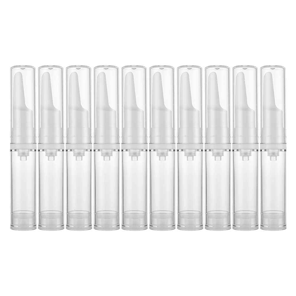 

10 Pcs Eye Cream Vacuum Bottle Wicker The Wire Shelving Sealer Skimmer Pump Travel