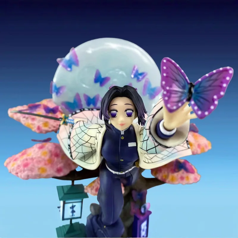 

Новая в наличии 31 см аниме-фигурка «Убийца демонов» Kochou Shinobu Gk, фигурка из ПВХ, статуя, модель, фигурка, орнамент, игрушка для мальчиков, подарок