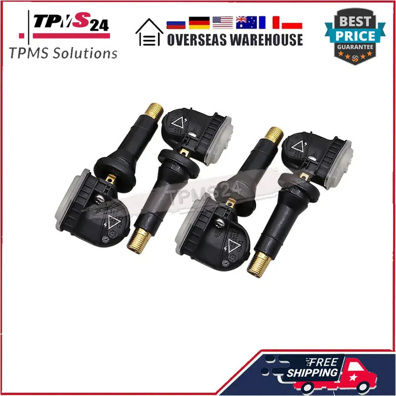 4X สําหรับ Opel Ampera-E Antara (L-A) Karl Mokka (J-A) Vauxhall Viva Cadillac CT6 TPMS Sensor 433Mhz 13522629 13540602 13544442