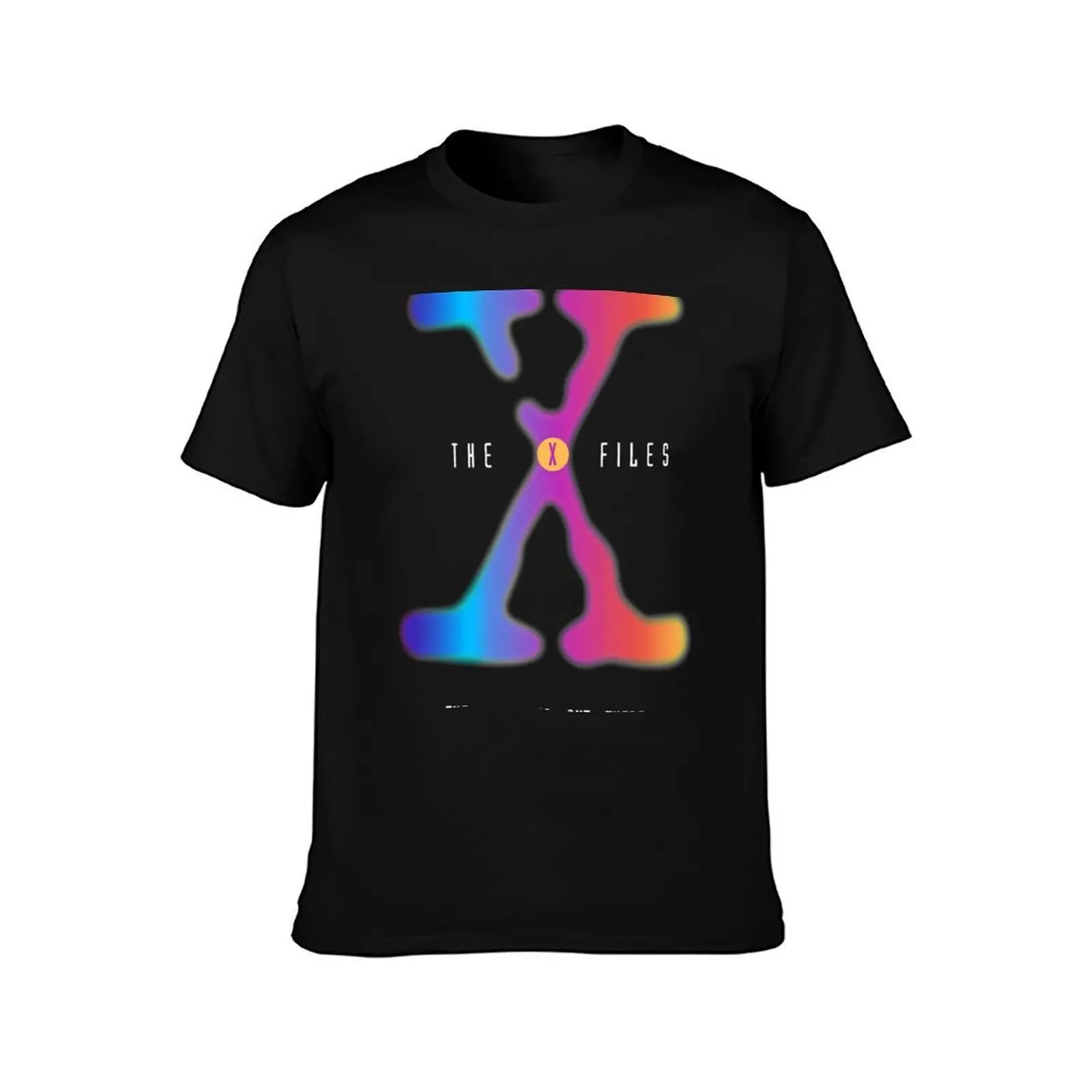 Colourful X Files Logo T-Shirt Holiday Outdoor T-Shirt