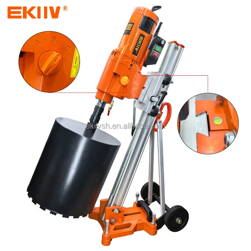 

EKIIV 4680V 350r/min Backpack Portable Diamond Core Drilling Rig Geological Exploration Rock Drill Portable Rock Drill