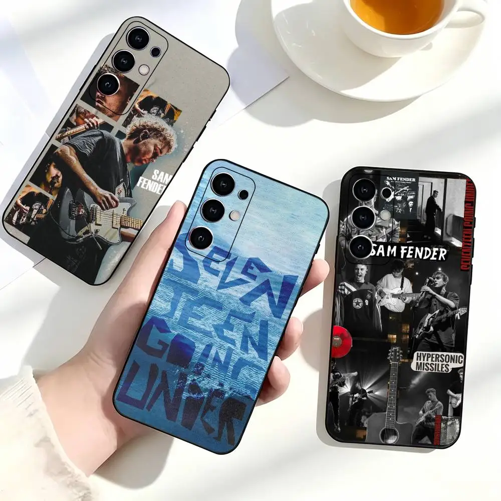 S-Sam Fender R&B Singer Lovely Phone Case For Samsung S25,S24,S21,S22,S23,S30,Ultra,S20,Plus,Fe,Soft Silicone Black Cover
