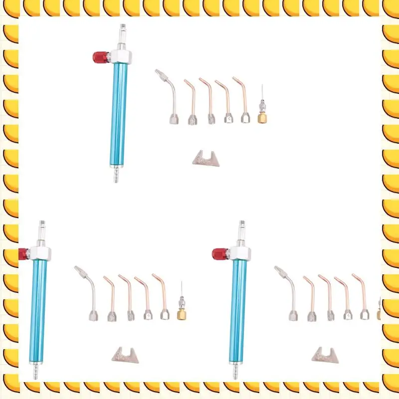 

BAAU 3X ювелирный инструмент, водная кислородная сварочная горелка с 5 наконечниками, ювелирное водное оборудование, инструменты ювелира