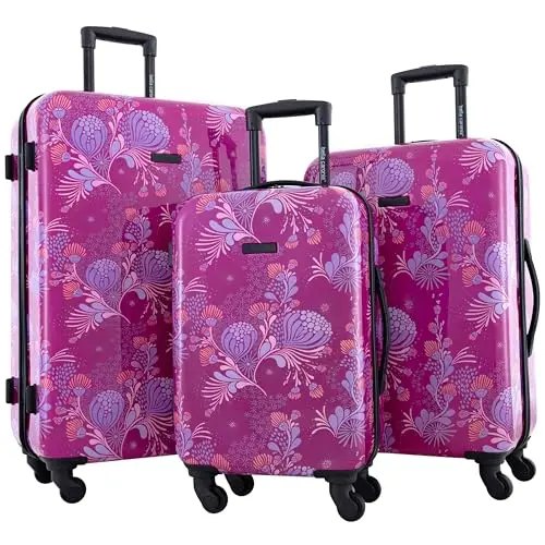 

Bella Caronia 3 Piece or 20" Carry-On Set Voguish Luggage Set, Style Flora, 3 Piece Set