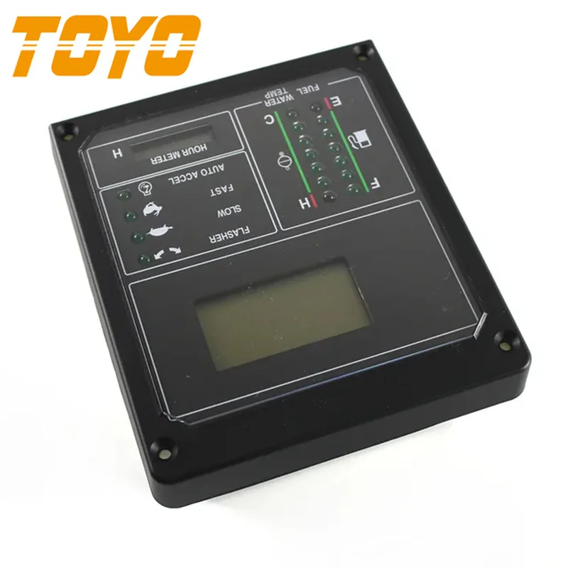 ToyoMonitor YN59S00027F1 2489U276F1 ToyoMonitor 2489U276F3 2489U266F1 for Kobelco ToyoExcavator Cluster Gauge SK200-3 SK220-3 SK