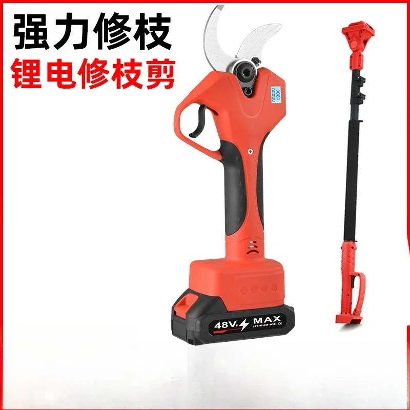 2025 مقص كهربائي شجرة الفاكهة قابلة للشحن تشذيب فروع البطارية البستنة مقص تشذيب شجرة مقص التقليم قطعة أثرية